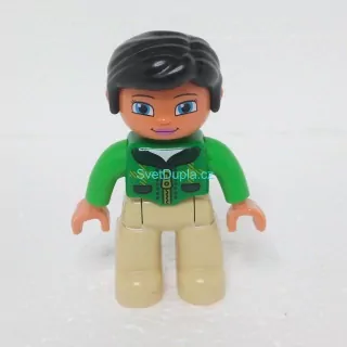 Lego® Duplo® Panáček Žena Černé vlasy