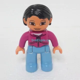 Lego® Duplo® Panáček Žena Černé vlasy
