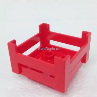 Lego® Duplo® Bedýnka dřevěná červená