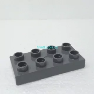 Lego® Duplo® Podložka 2x4 tmavě šedá