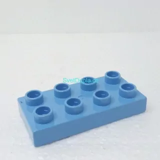 Lego® Duplo® Podložka 2x4 světle modrá