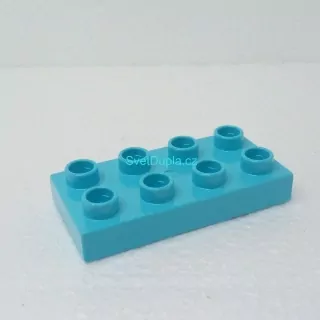 Lego® Duplo® Podložka 2x4 tyrkysová