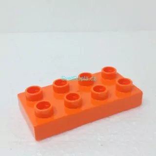 Lego® Duplo® Podložka 2x4 oranžová