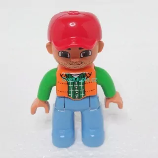 Lego® Duplo® Panáček Muž Červená kšiltovka